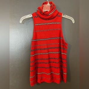 Ralph Lauren Collection Red Linen Top